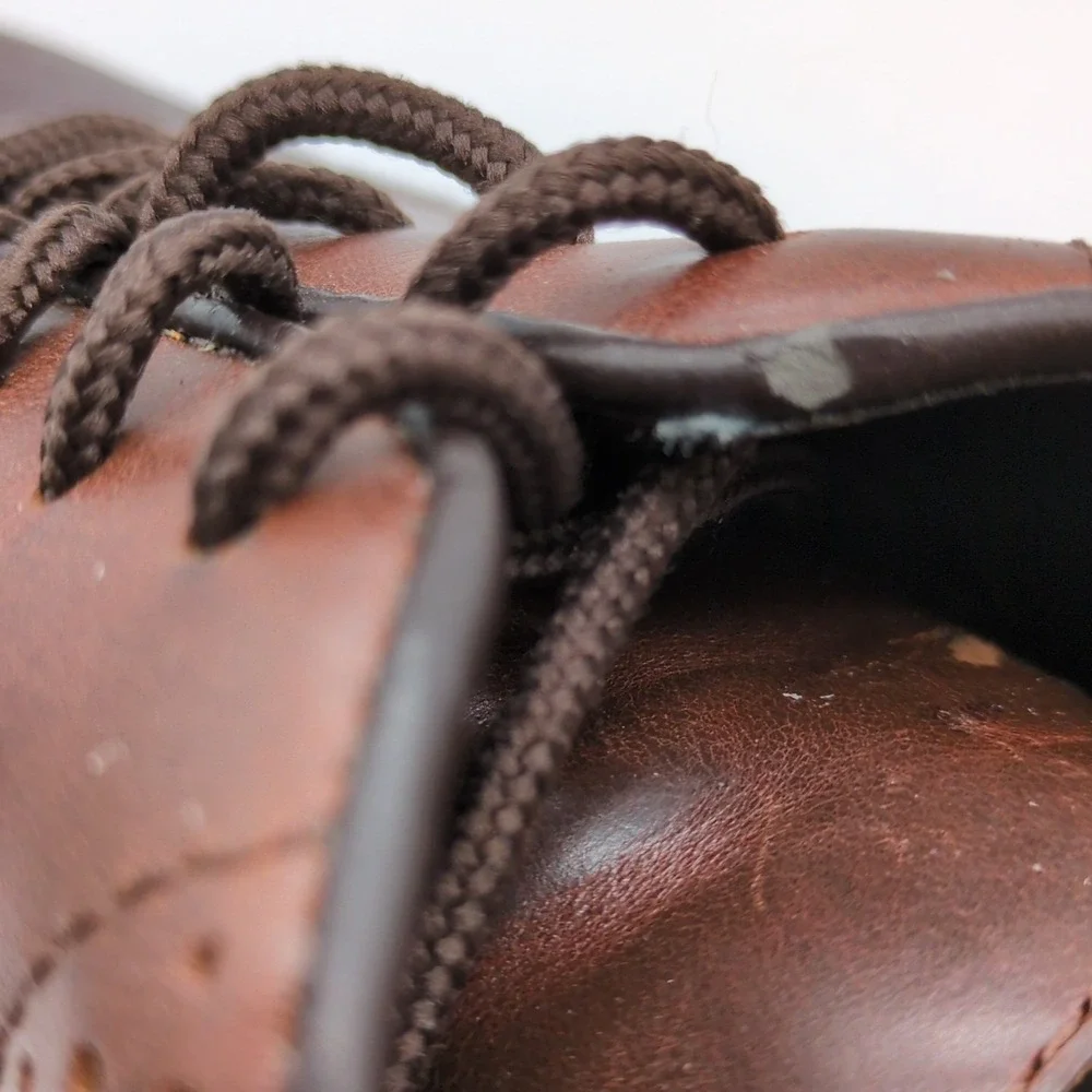 Nunn Bush Shoes Mens Monroe Brown 8 Leather Oxfords Saddle Dress Comfort